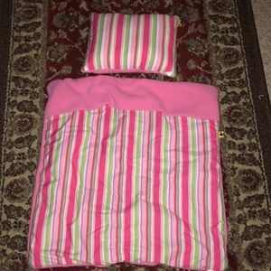 Build-A-Bear Blanket and Pillow Set